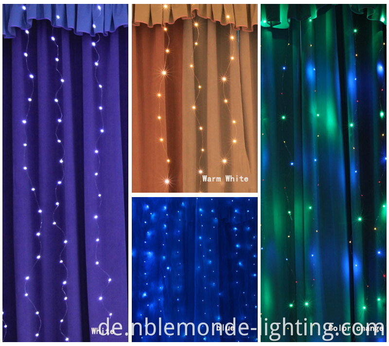 Copper Wire LED Curtain Lights